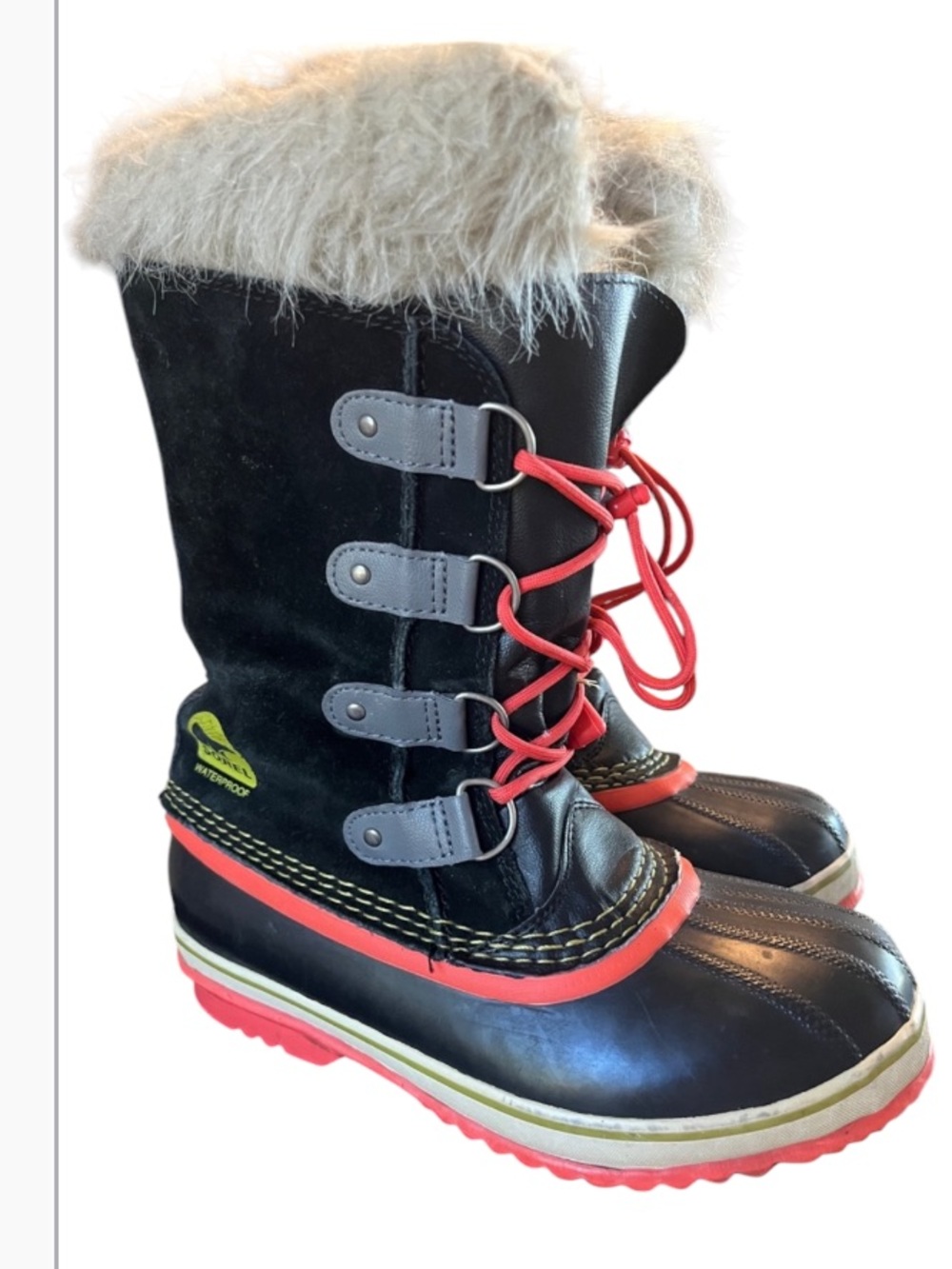 Sorel Joan of arc boots Sz 6